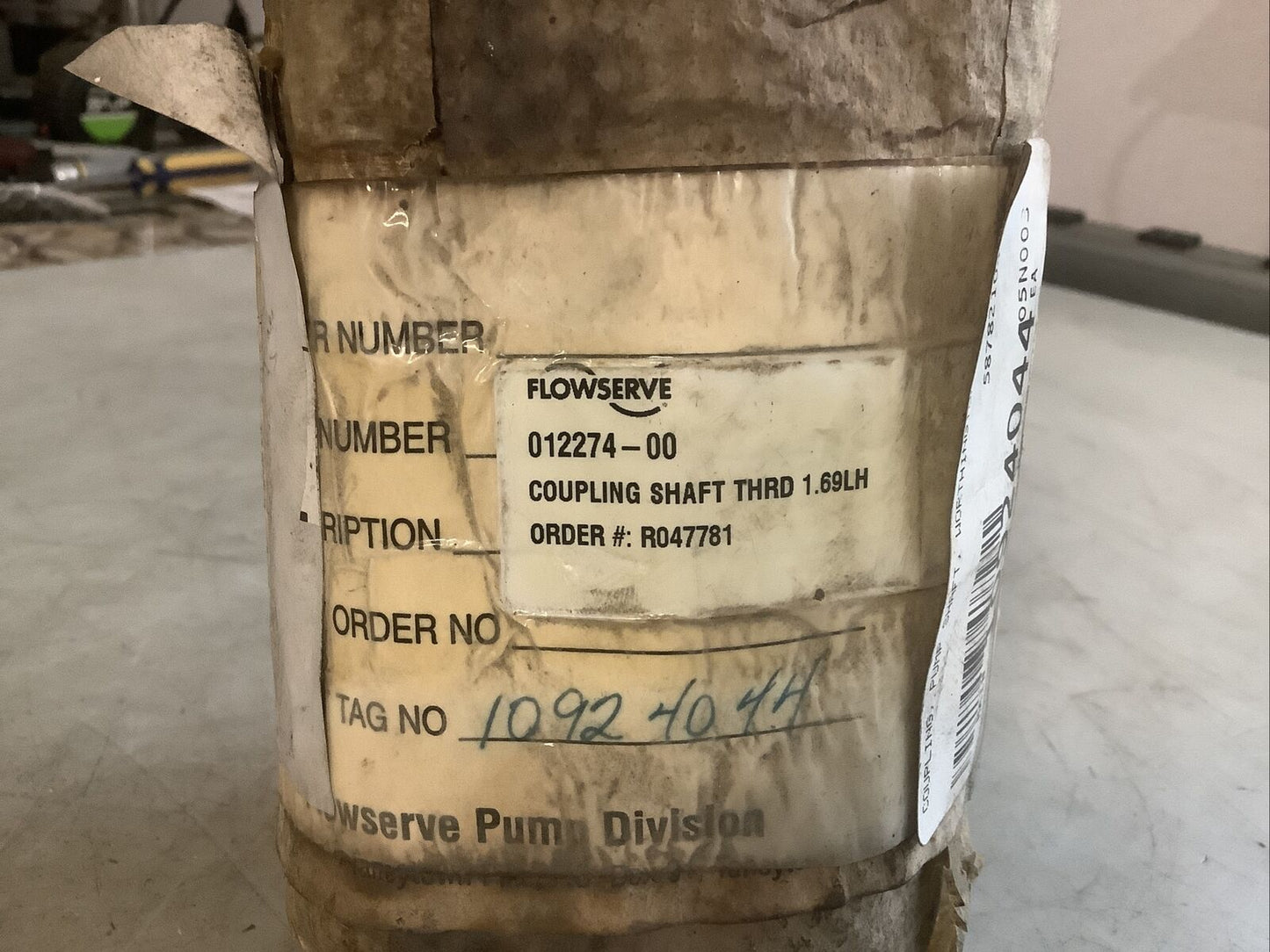 FLOWSERVE 012274-00 THREADED COUPLING SHAFT 1.69LH 678