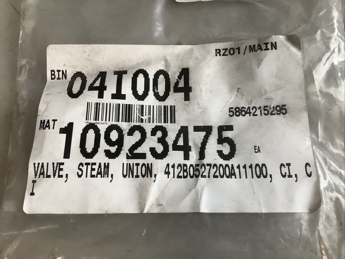 DAVID BROWN UNION PUMPS 412B0527200A11100 AUXILIARY VALVE 678