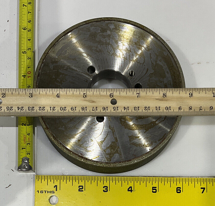 CONTINENTAL DIAMOND TOOL 230408 120/140 GRIT 5.795” DIAMETER GRINDING WHEEL 1.5"