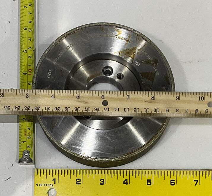 CONTINENTAL DIAMOND TOOL 230408 120/140 GRIT 5.795” DIAMETER GRINDING WHEEL 1.5"