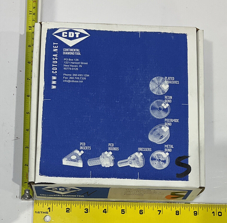 CONTINENTAL DIAMOND TOOL 230408 120/140 GRIT 5.795” DIAMETER GRINDING WHEEL 1.5"