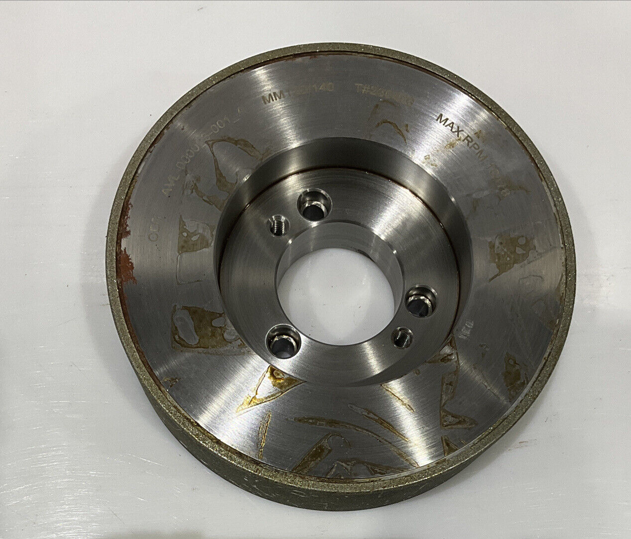 CONTINENTAL DIAMOND TOOL 230408 120/140 GRIT 5.793” DIAMETER GRINDING WHEEL 1.5"
