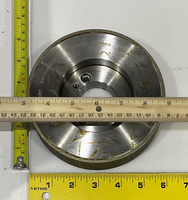 CONTINENTAL DIAMOND TOOL 230408 120/140 GRIT 5.793” DIAMETER GRINDING WHEEL 1.5"