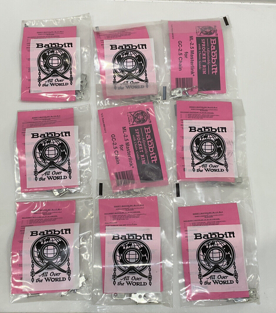 BABBITT ML2.5 MASTER LINK KIT SET OF 9