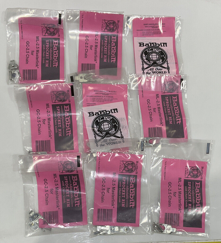 BABBITT ML2.5 MASTER LINK KIT SET OF 9