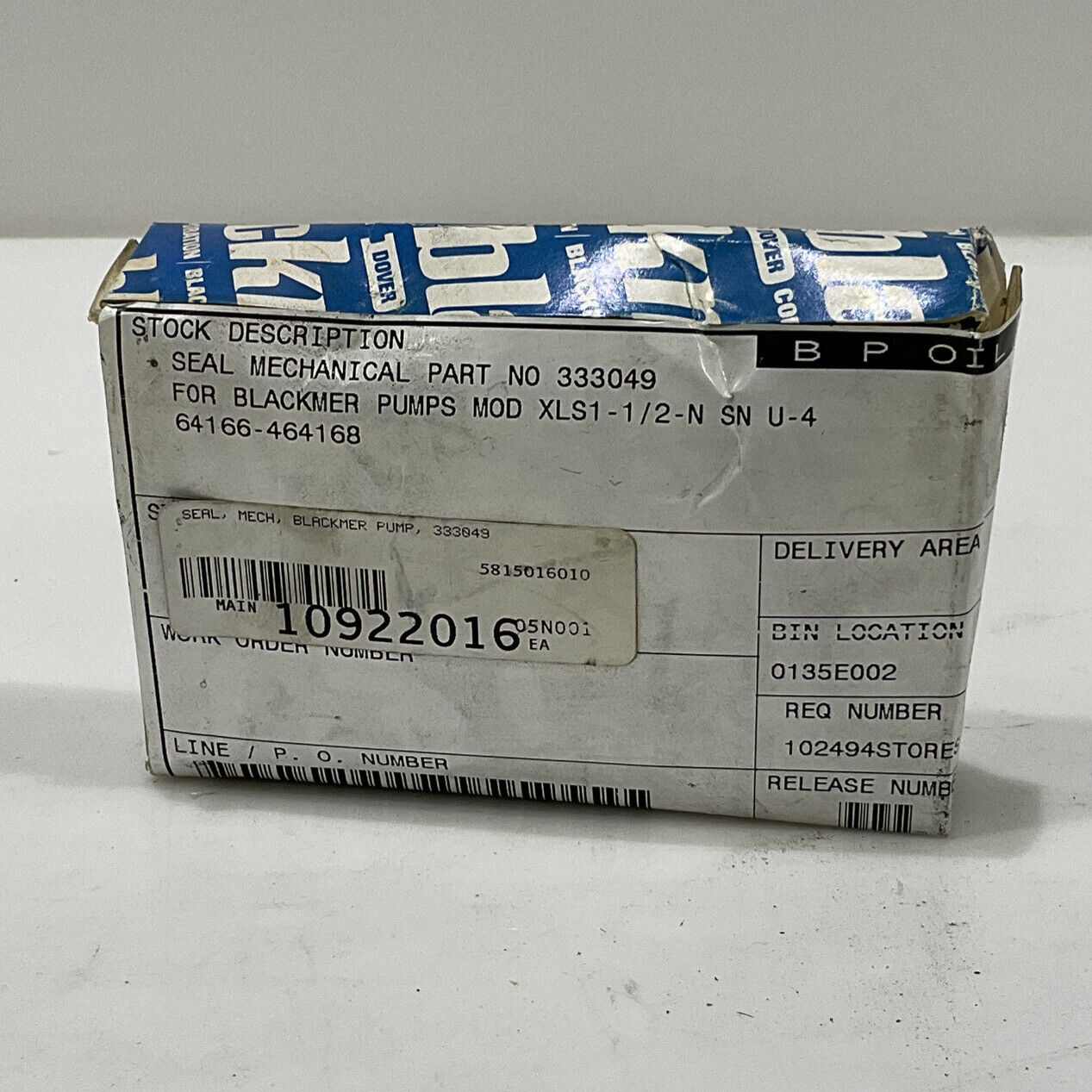 BLACKMER 333049 MECH SEAL