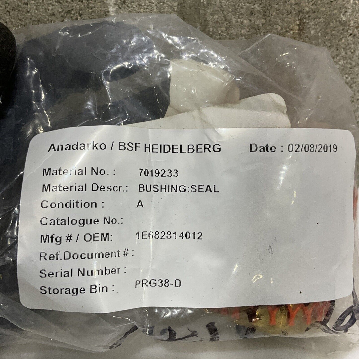 FISHER 1E682814012 BUSHING SEAL 603