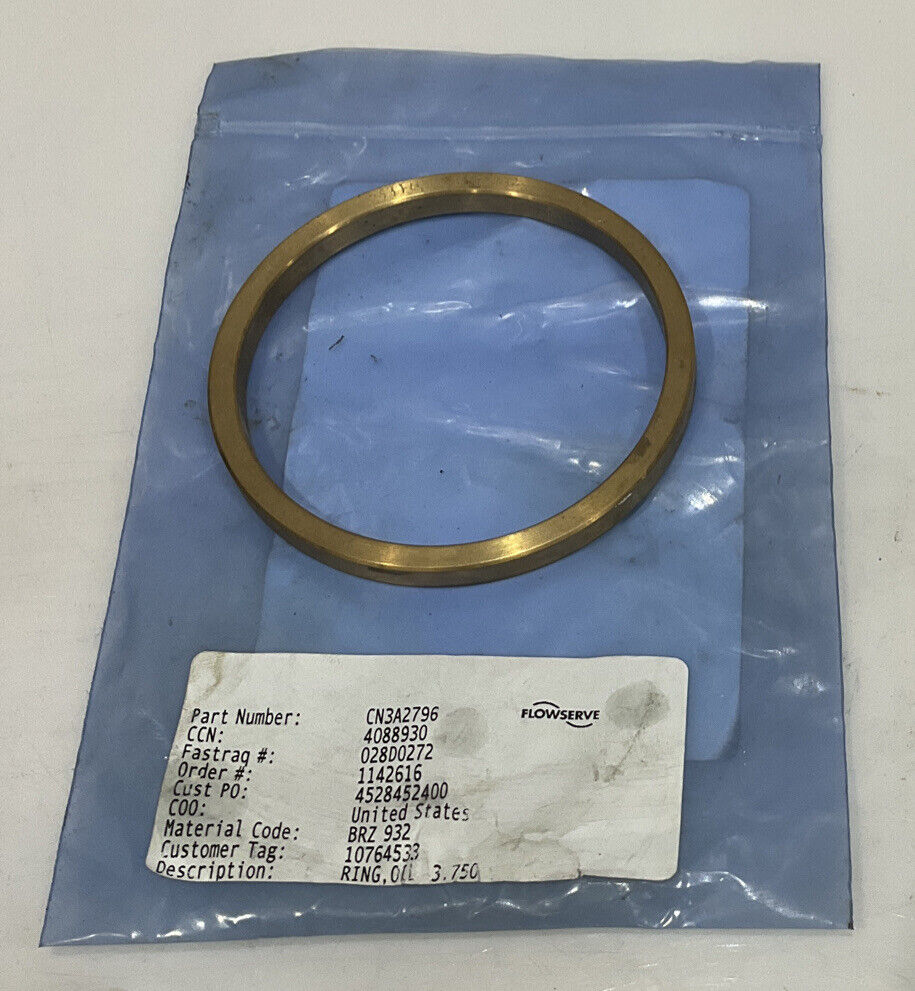 FLOWSERVE CN3A2796 OIL RING PD8650S1 678