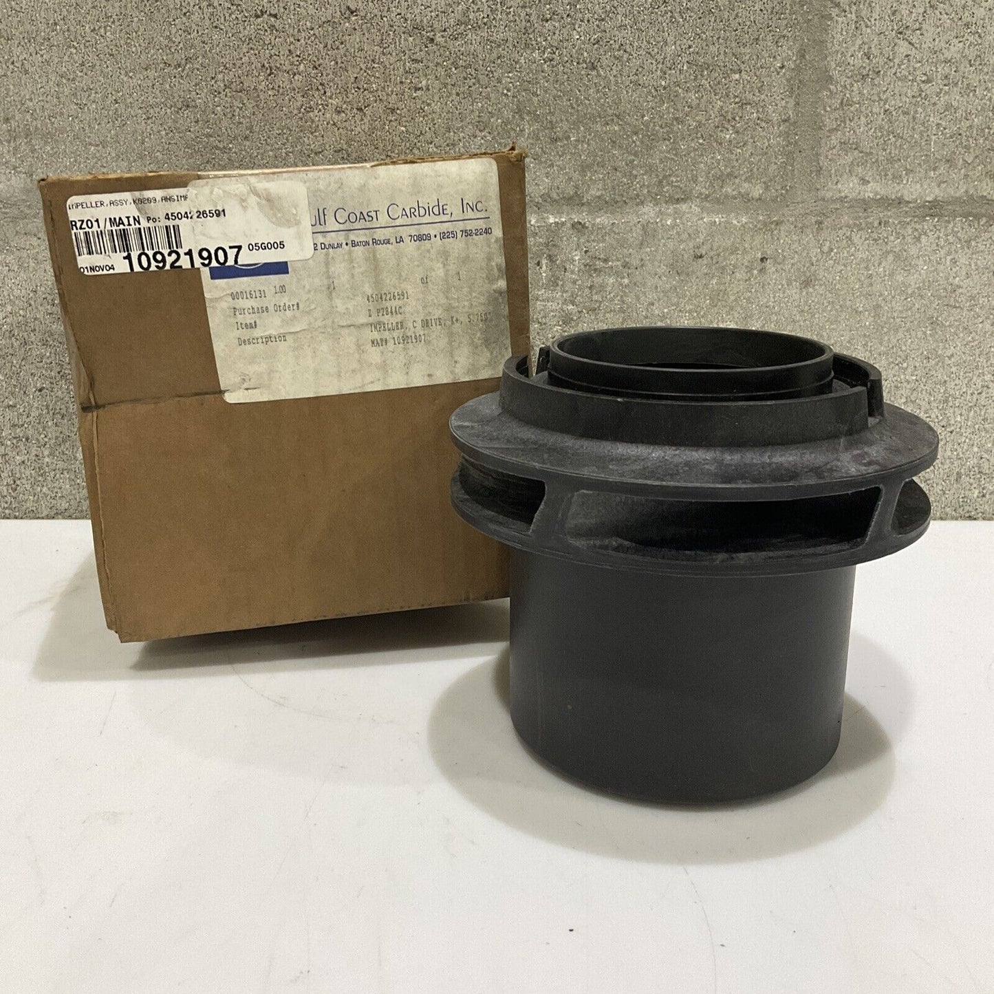 GULF COAST CARBIDE Z P2844C 9-3375C-V IMPELLER C DRIVE K+ 5.750 IN 678