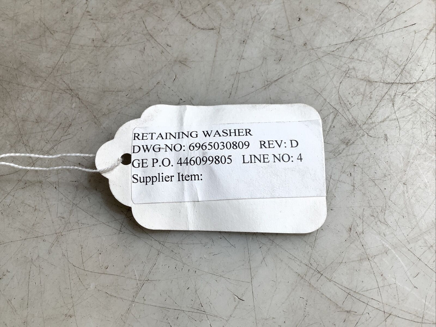 ROTOFLOW 6965030809 RETAINING WASHER 678