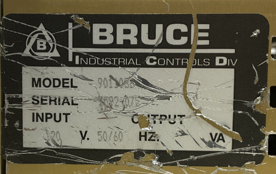 BRUCE SYSTEMS 9011086 MODEL 7630 6 CHANNEL OVERTEMP MODULE V 50/60