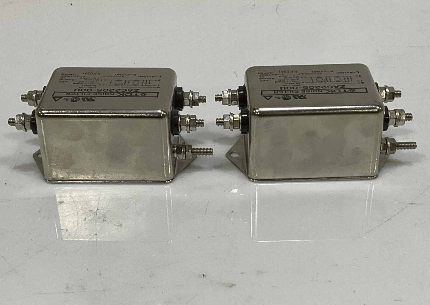 TDK ZAC2205-00U NOISE FILTER KK0341 LOT OF 2