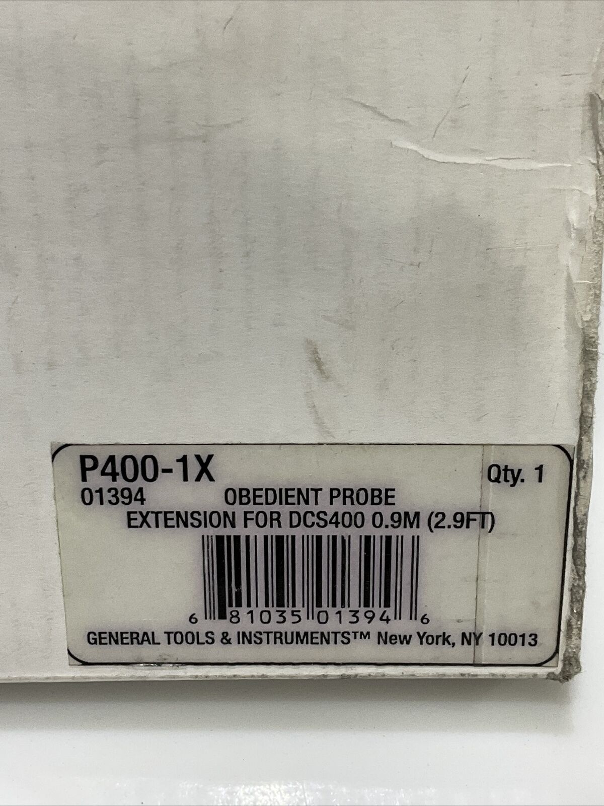 GENERAL TOOLS P400-1X OBEDIENT PROBE EXTENSION FOR DCS400 .9M 2.9FT LOT OF 4 476