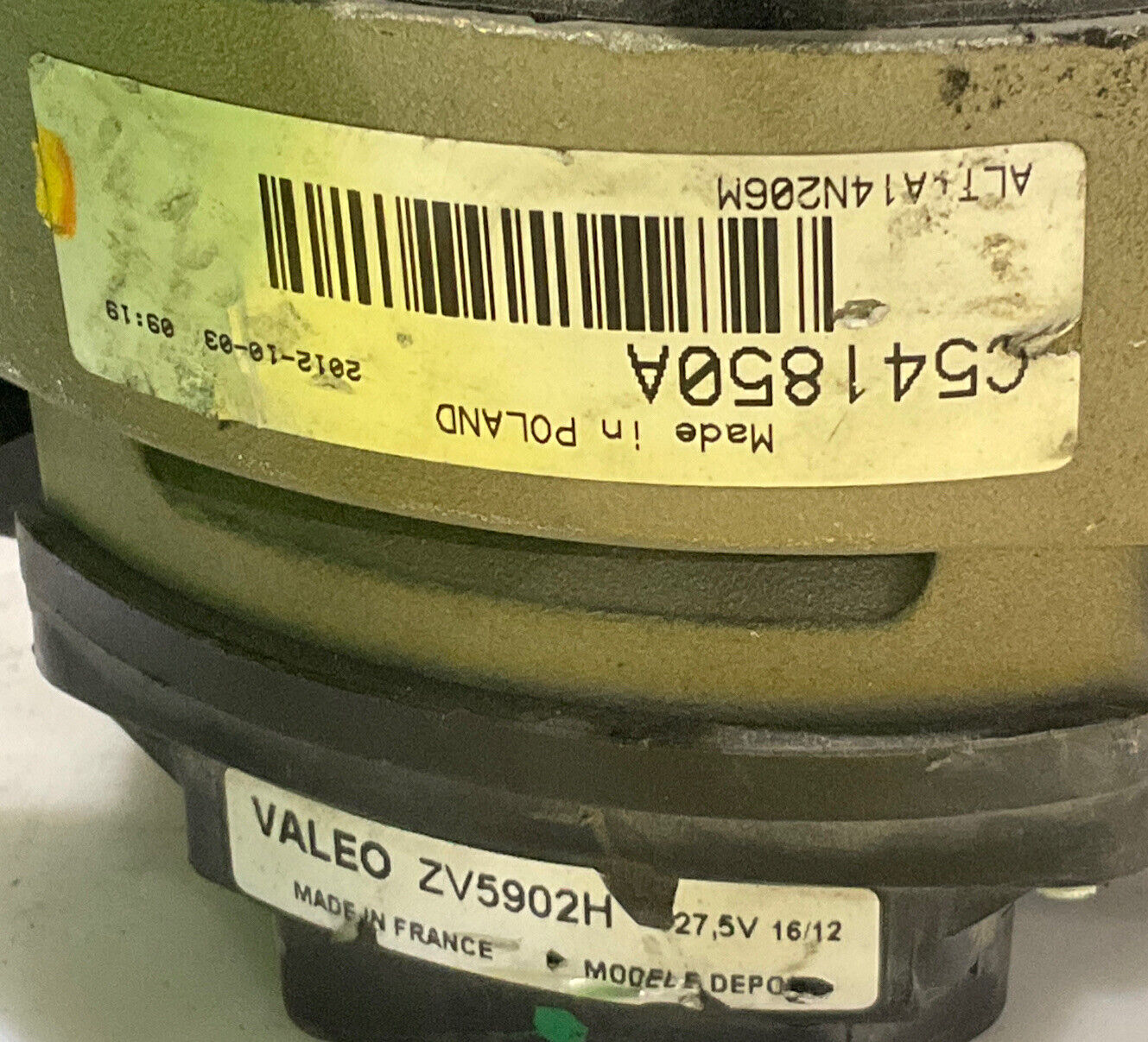 HUGO 13 0372 ALTERNATOR 28V VALEO 60A