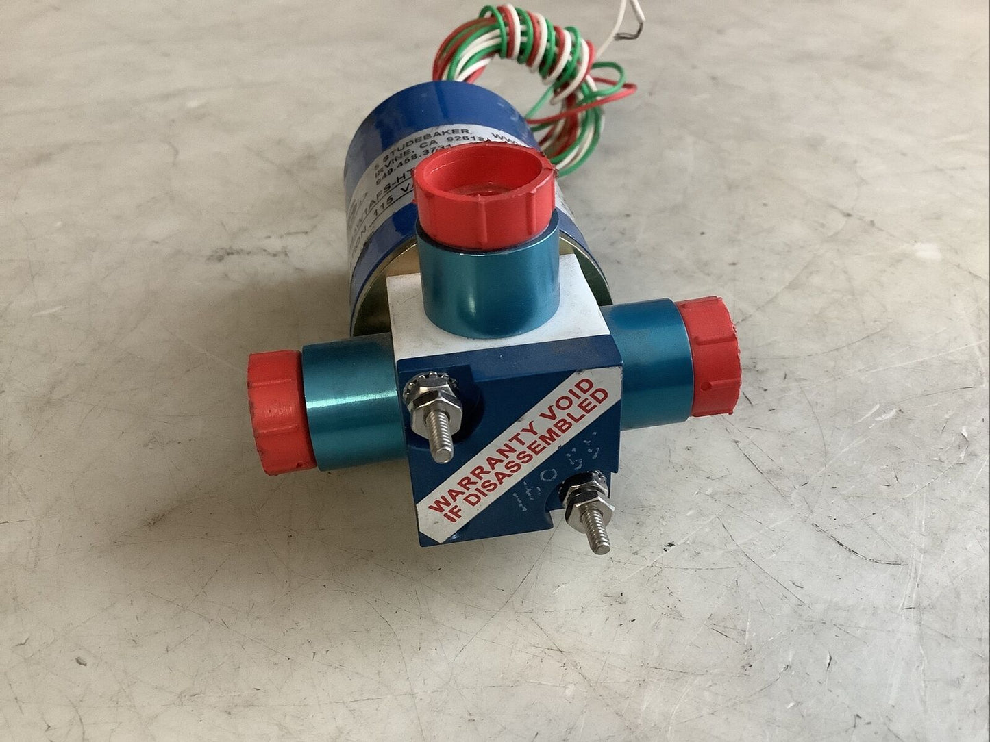 IPS M443W1AFS-HT-132-36 MINIATURE SOLENOID VALVE 115VAC 60PSI 132 TYPE 476