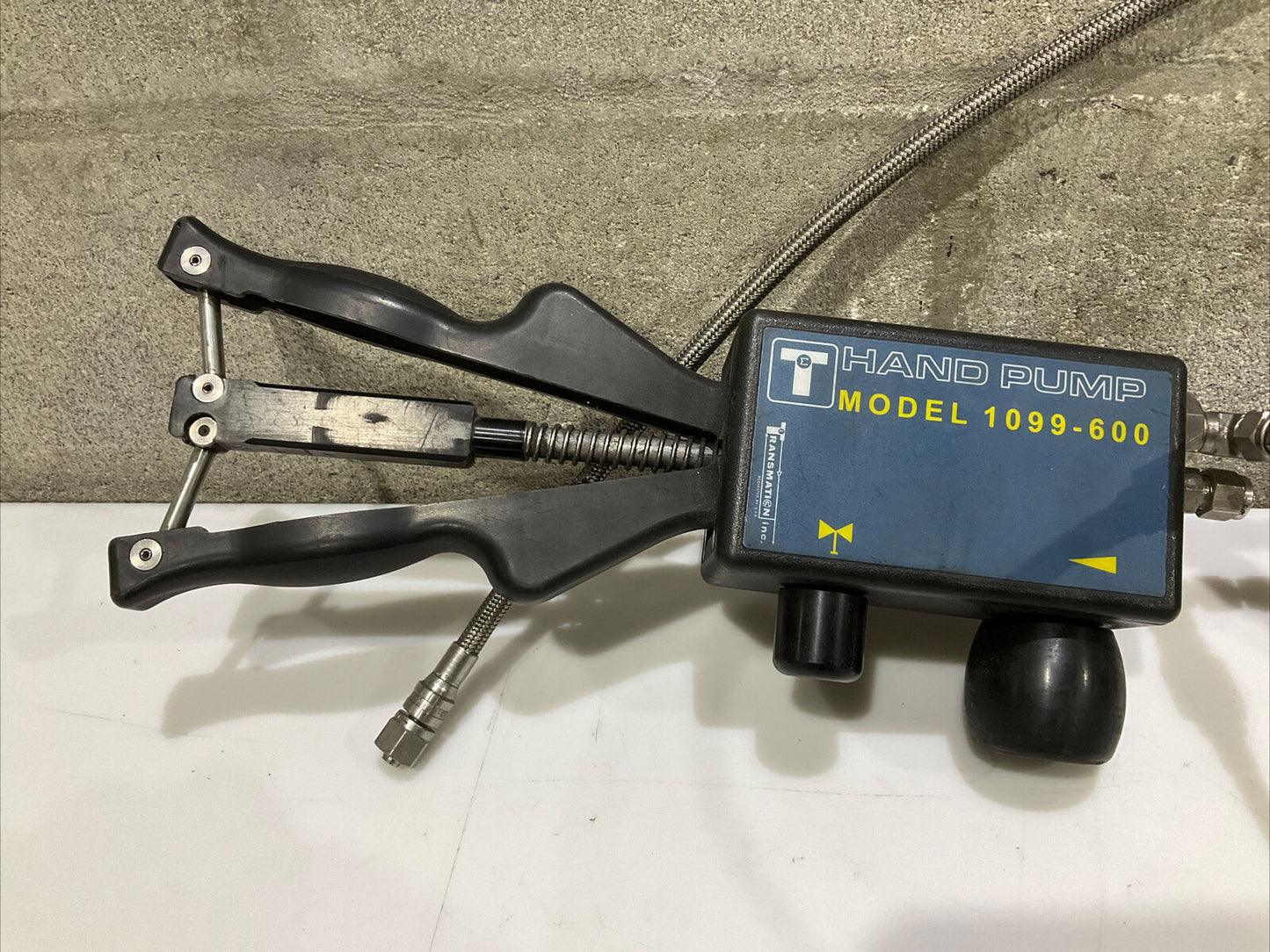 TRANSMATION 1099-600 PNP-600PSI HAND PUMP DTG-6000 65514-27B55 500 PSI GAUGE 476