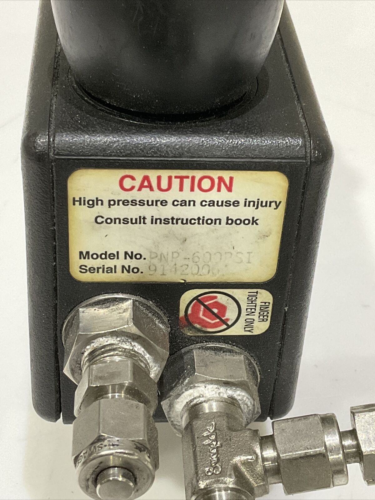 TRANSMATION 1099-600 PNP-600PSI HAND PUMP DTG-6000 65514-27B55 500 PSI GAUGE 476