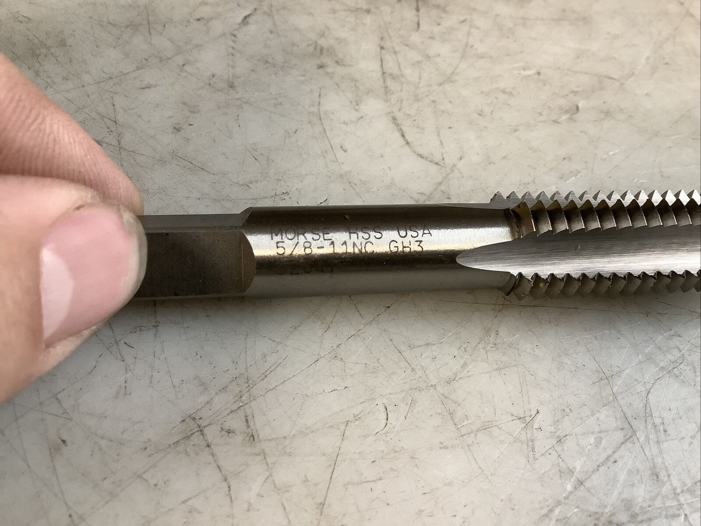 MORSE 32647 HAND TAP 5/8IN-11 H3 4FL 476