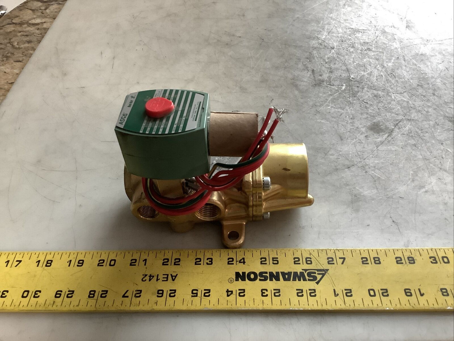 ASCO 8344G072MO SOLENOID VALVE BRASS BODY 4-WAY 3/8IN 476