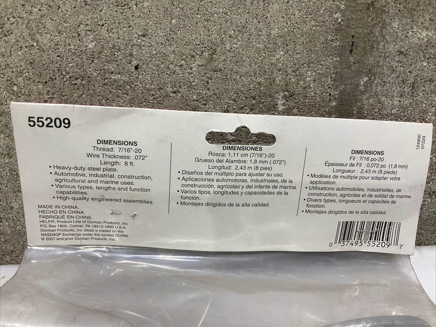 DORMAN 55209 CONTROL CABLE 476