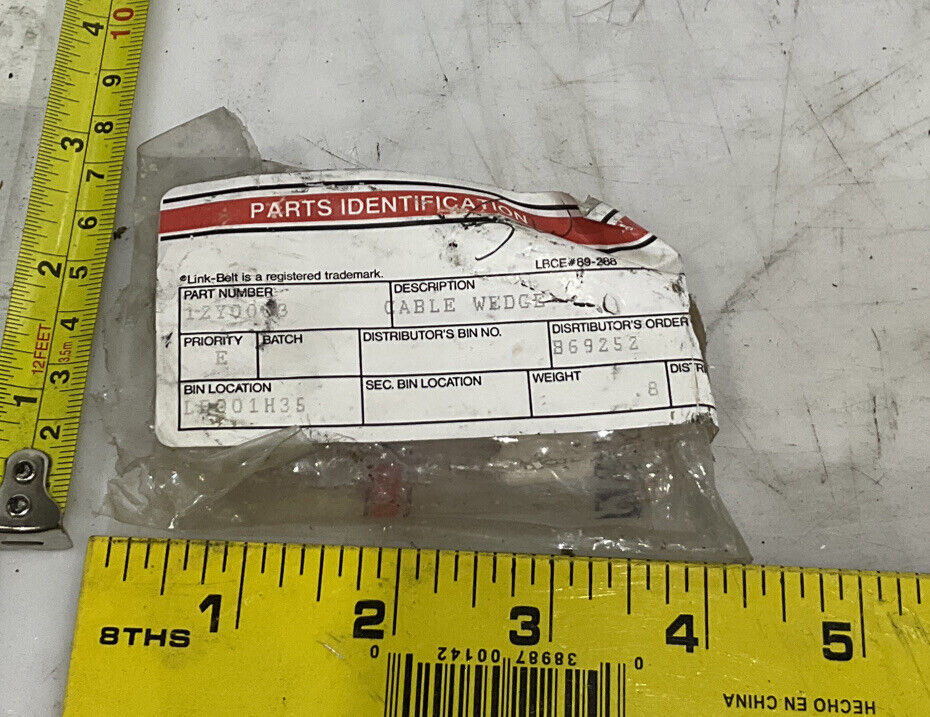 LINK-BELT 1ZY0003 CABLE WEDGE 476