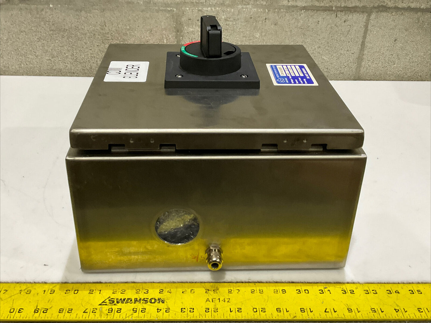 FUJI ELECTRIC BW125JAGU-3P060 BREAKER, BW9V0CA HANDLE, SCE12EL1206SSLP PANEL CDM