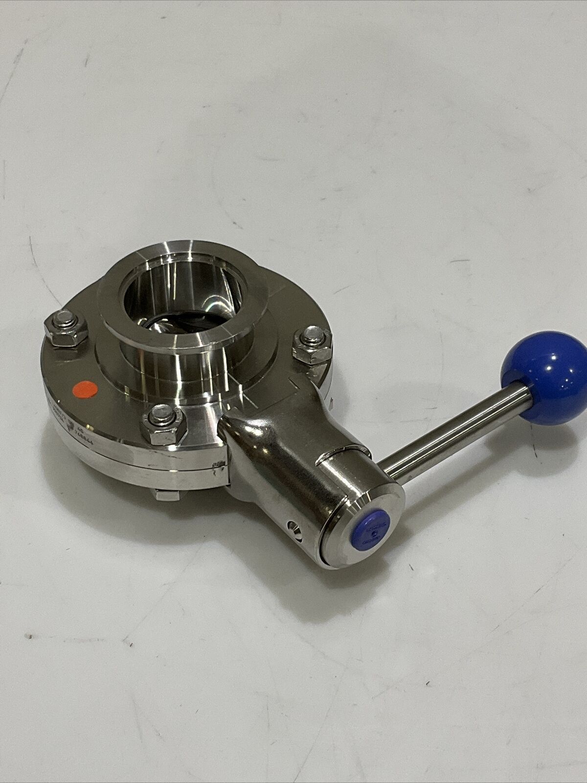 AWH MANUAL DIN BUTTERFLY VALVE W/ 1.4307/3 DN CH 772213 BA 851841 ADAPTER CDM