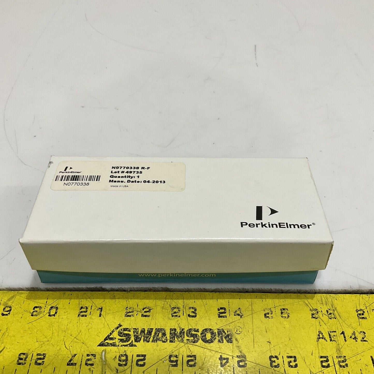 PERKINELMER N0770338 R-F 1-SLOT DEMOUNTABLE QUARTZ TORCH FOR OPTIMA CDM