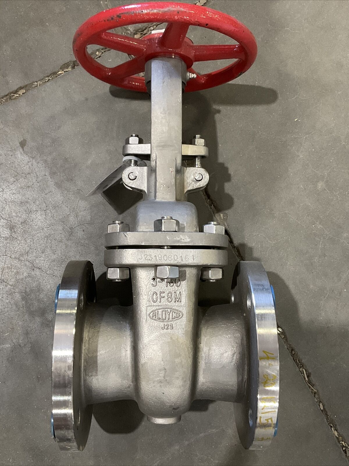 ALOYCO 117C02*030 RISING GATE VALVE 3” 316 SS CF8M 150# 117 373