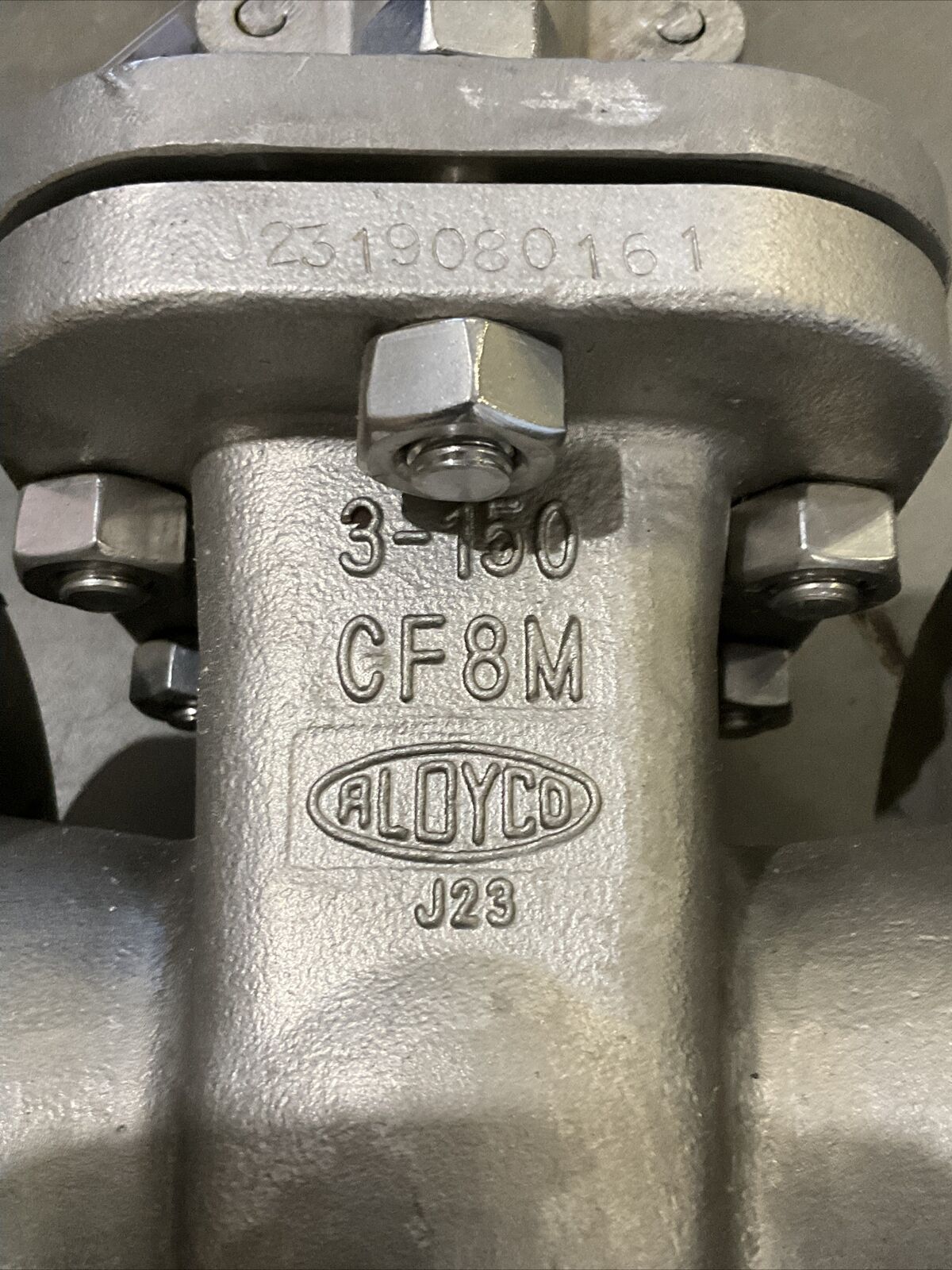 ALOYCO 117C02*030 RISING GATE VALVE 3” 316 SS CF8M 150# 117 373