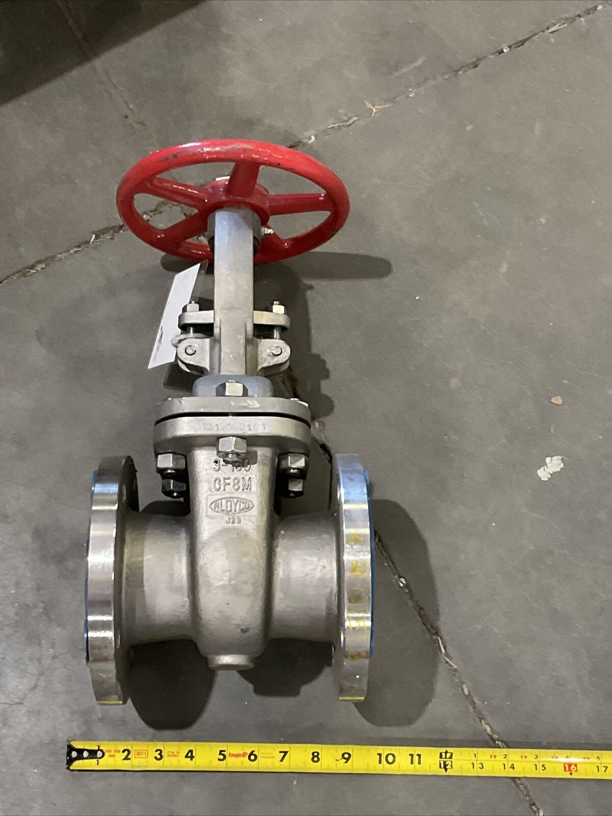 ALOYCO 117C02*030 RISING GATE VALVE 3” 316 SS CF8M 150# 117 373