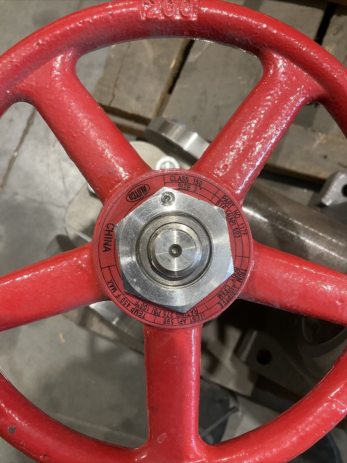 ALOYCO 117C02*030 RISING GATE VALVE 3” 316 SS CF8M 150# 117 373