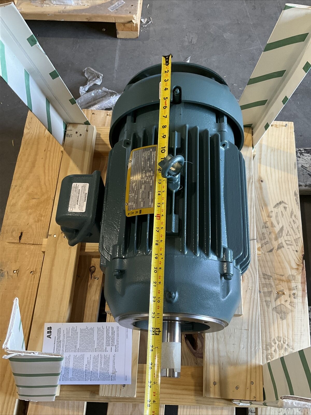 BALDOR RELIANCE VECP2334T SUPER-E MOTOR 60HZ 3PH 20HP 230/460V 1770RPM 373