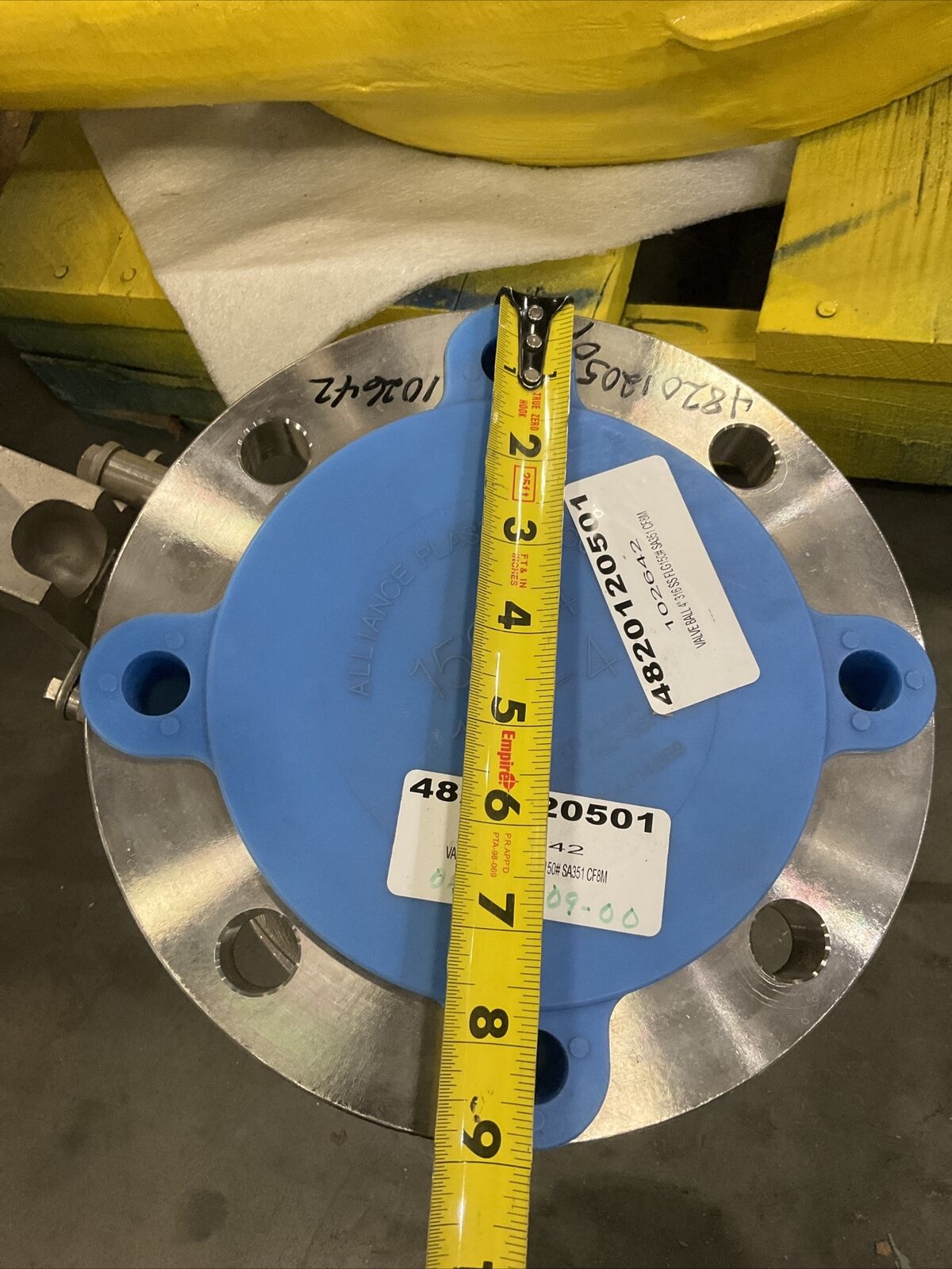 APOLLO 87A10A01 STAINLESS STEEL BALL VALVE 4” 275PSI5 373