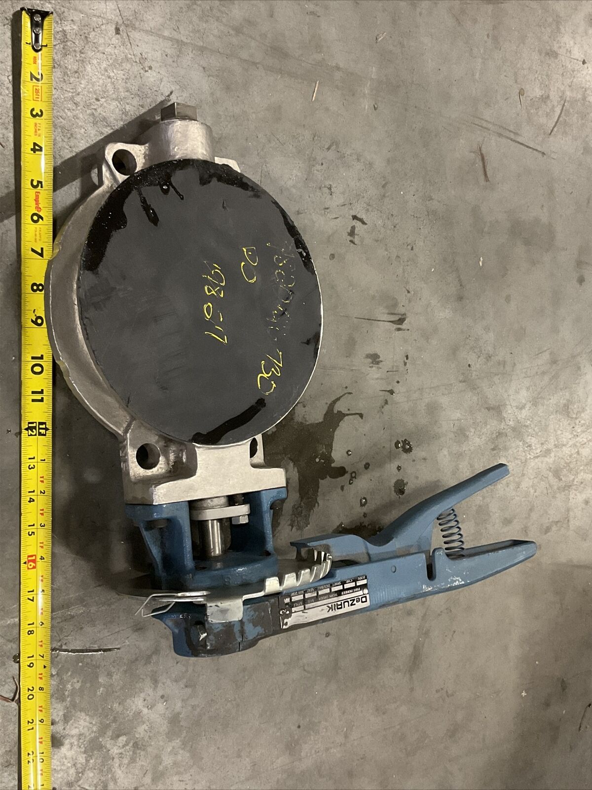 DEZURIK 9221217R000 BUTTERFLY GATE VALVE 6" 316 SS 373