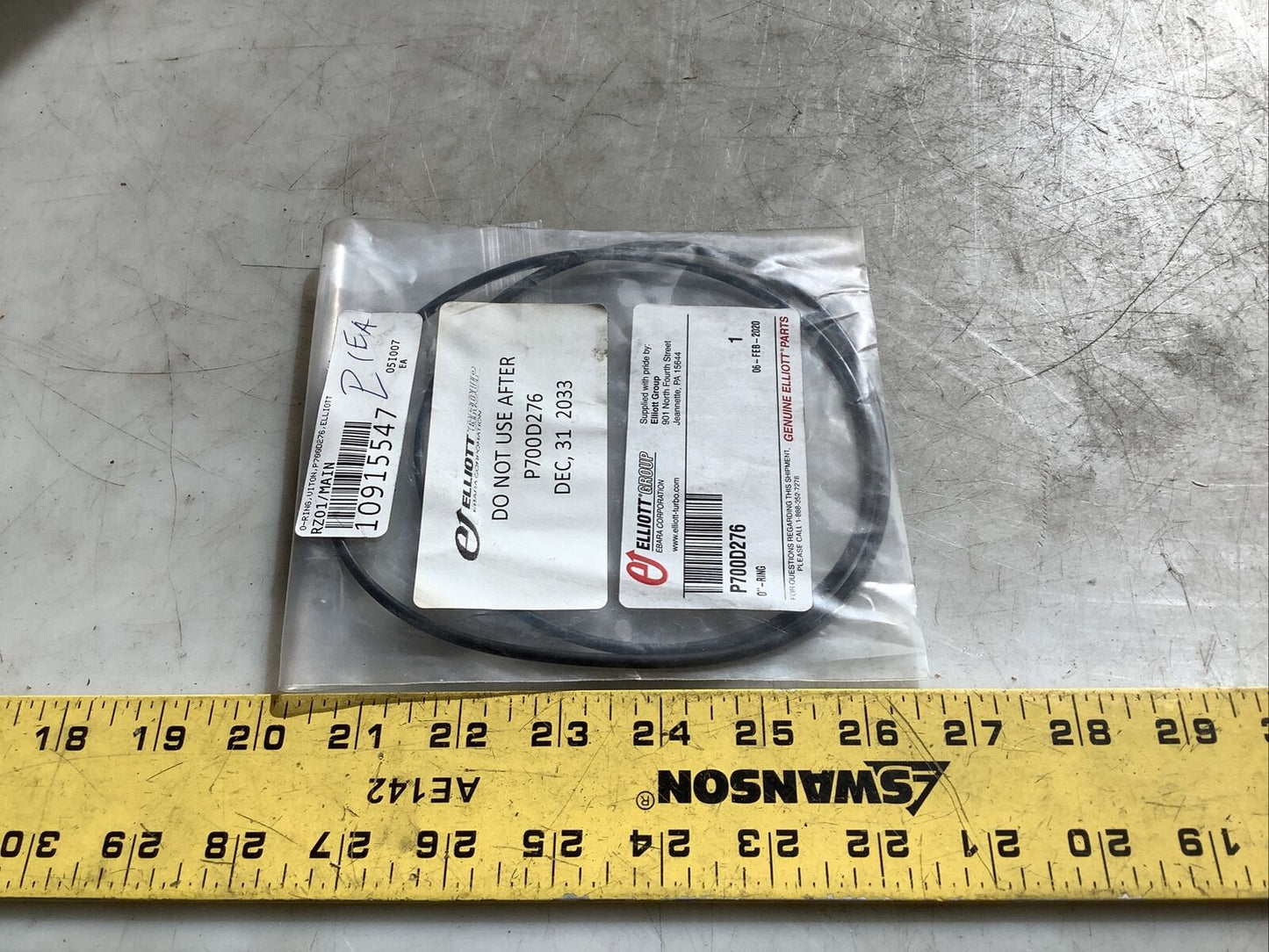 ELLIOTT P700D276 O-RING 476