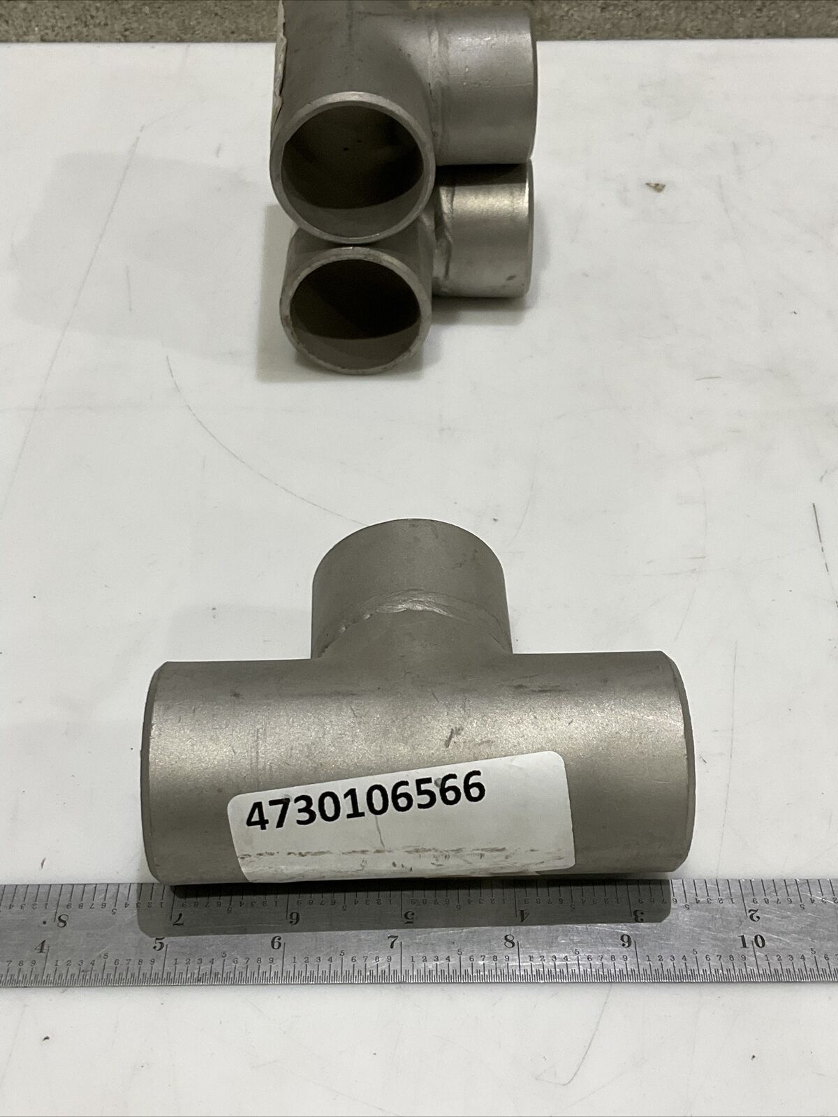 BUTTWELD SA403 WP316L PIPE TEE SCH 40 1-1/2” LOT OF 3 373