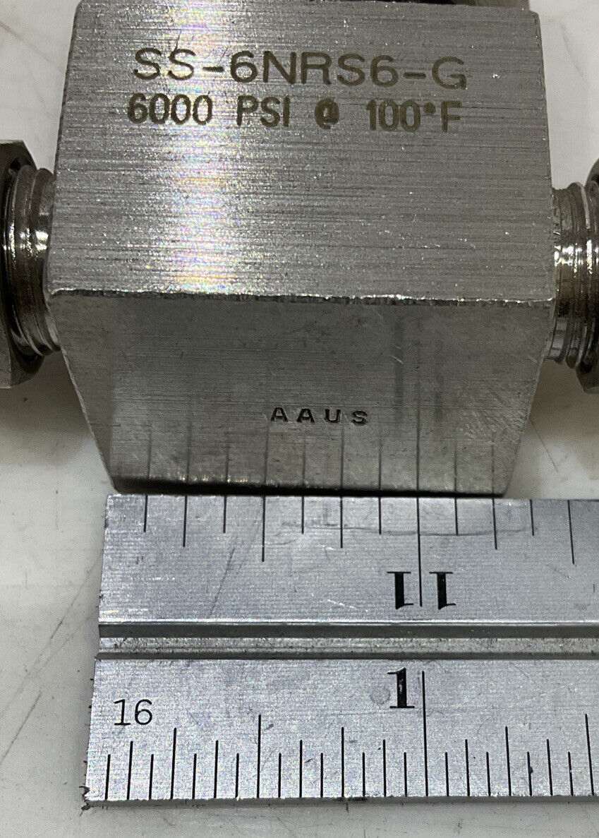 SWAGELOK SS-6NRS6-G VALVE 476
