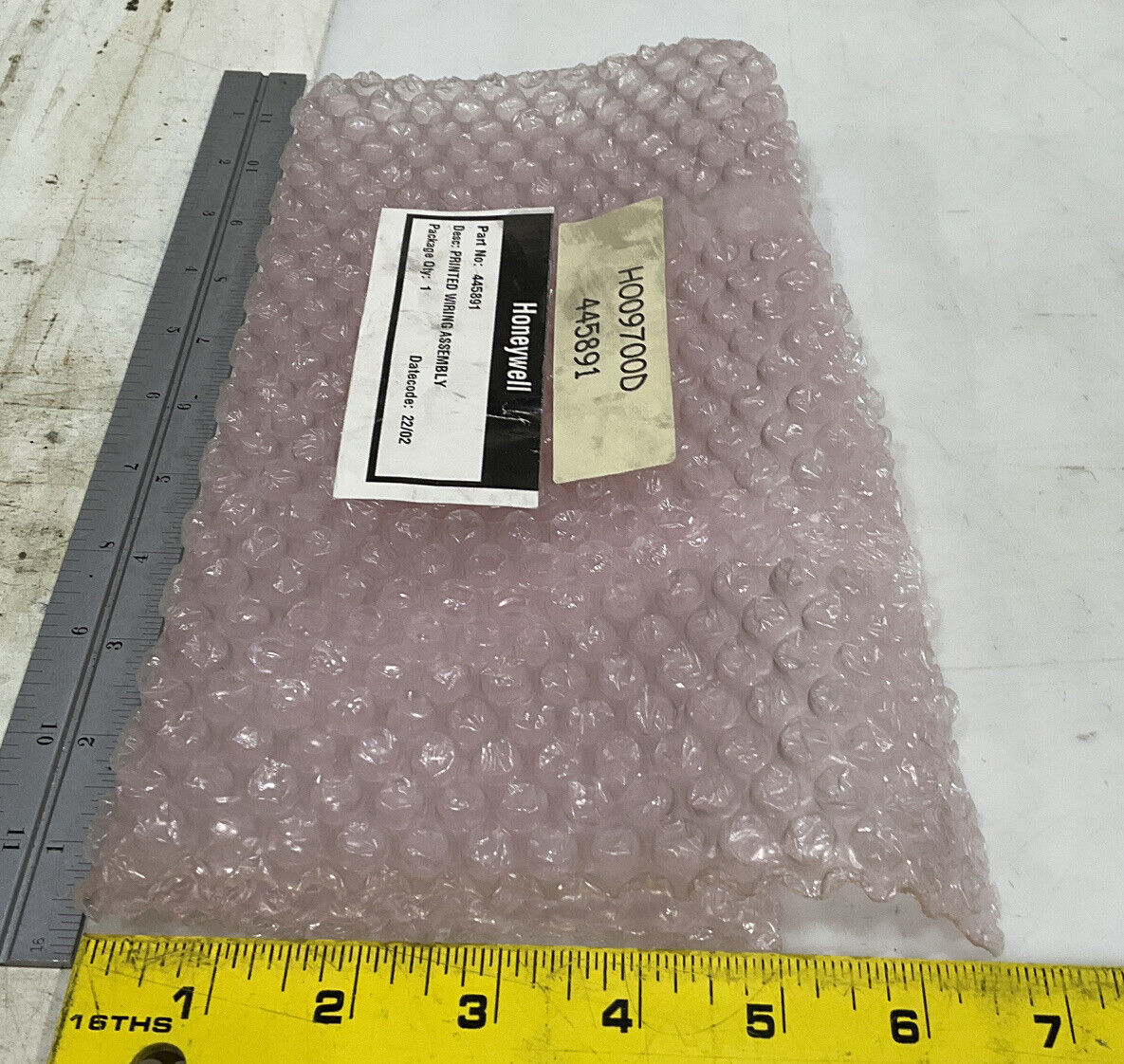 HONEYWELL 445891 TES5001D PRINTED WIRING ASSEMBLY SUPPRESSION 373