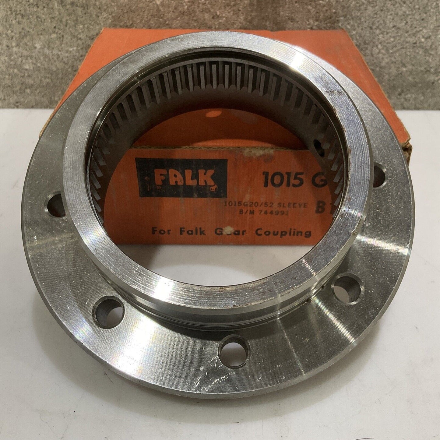 FALK 1015 G GEAR COUPLING 1015G20 52 SLEEVE B/M 744991 B12 373