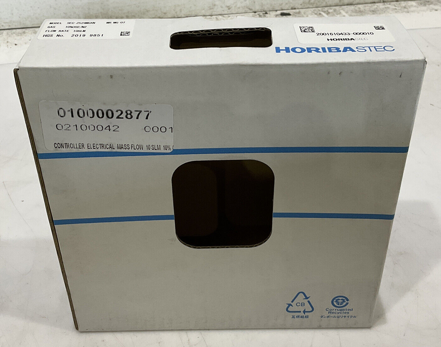 HORIBA STEC SEC-Z524MGXN MASS FLOW CONTROLLER/METER 30SLM N2 373