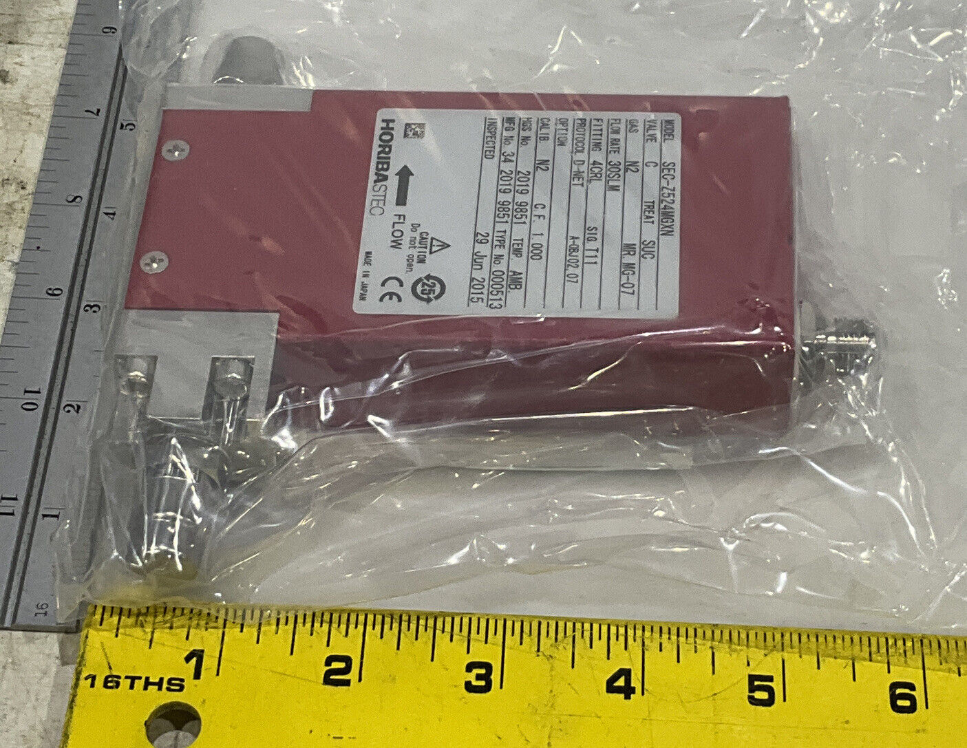 HORIBA STEC SEC-Z524MGXN MASS FLOW CONTROLLER/METER 30SLM N2 373