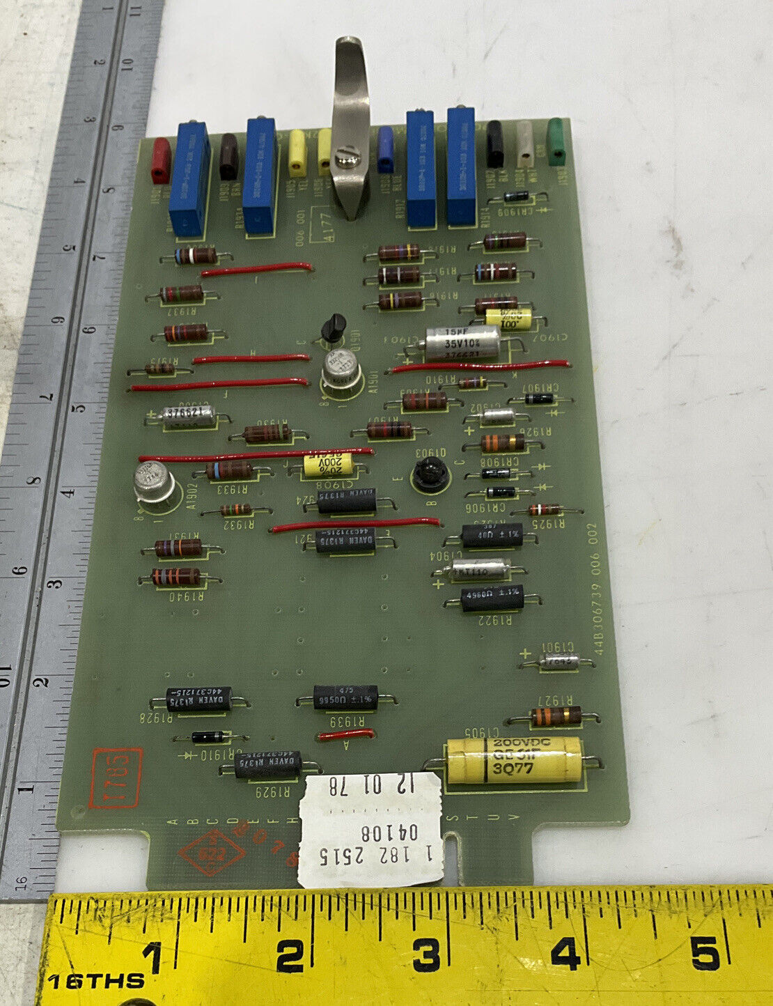 GENERAL ELECTRIC 44A306091 REV 3 POSITION AMPLIFIER 1572K16-G701 373