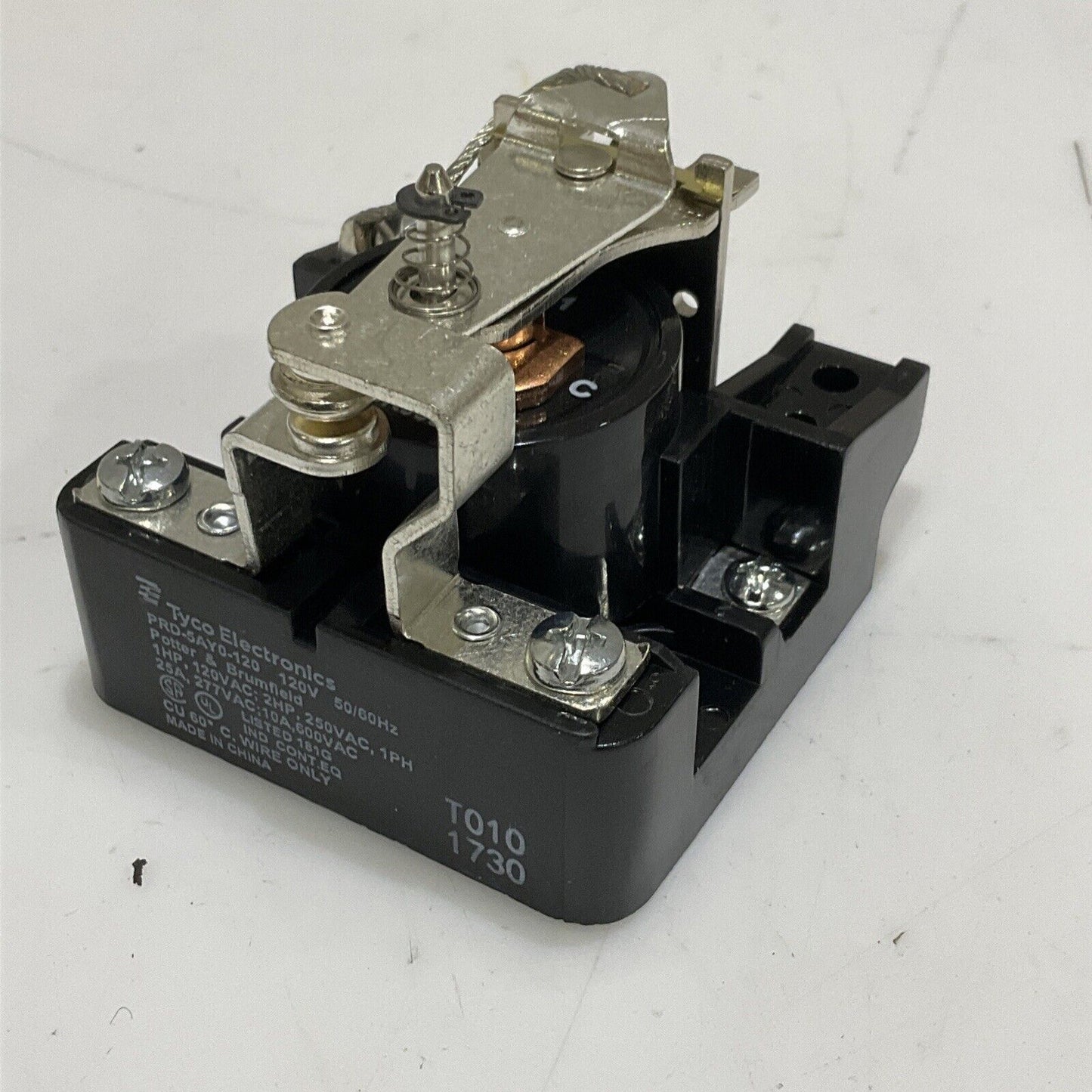 TYCO ELECTRONICS POTTER& BRUMFIELD PRD-5AY0-120 POWER RELAY 120V 50/60HZ 373