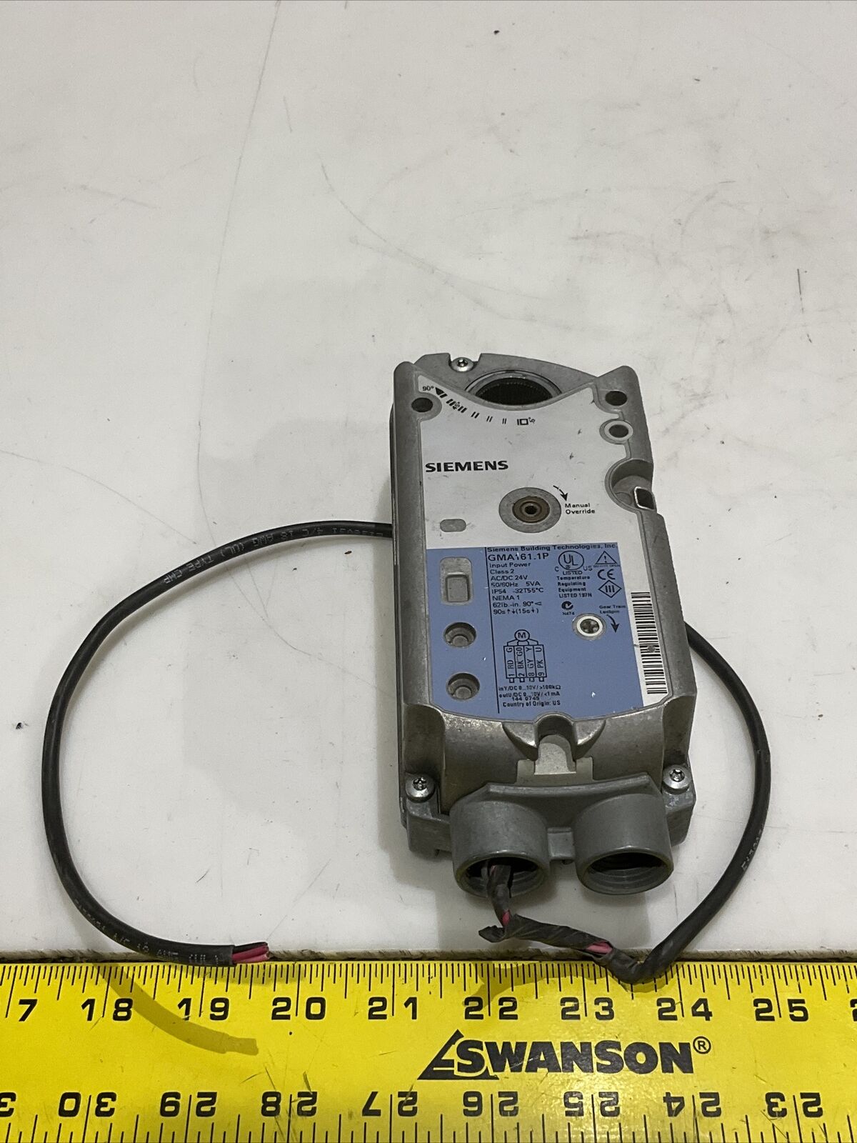 SIEMENS GMA161.1P ELECTRIC OPEN AIR ACTUATOR 24V 373
