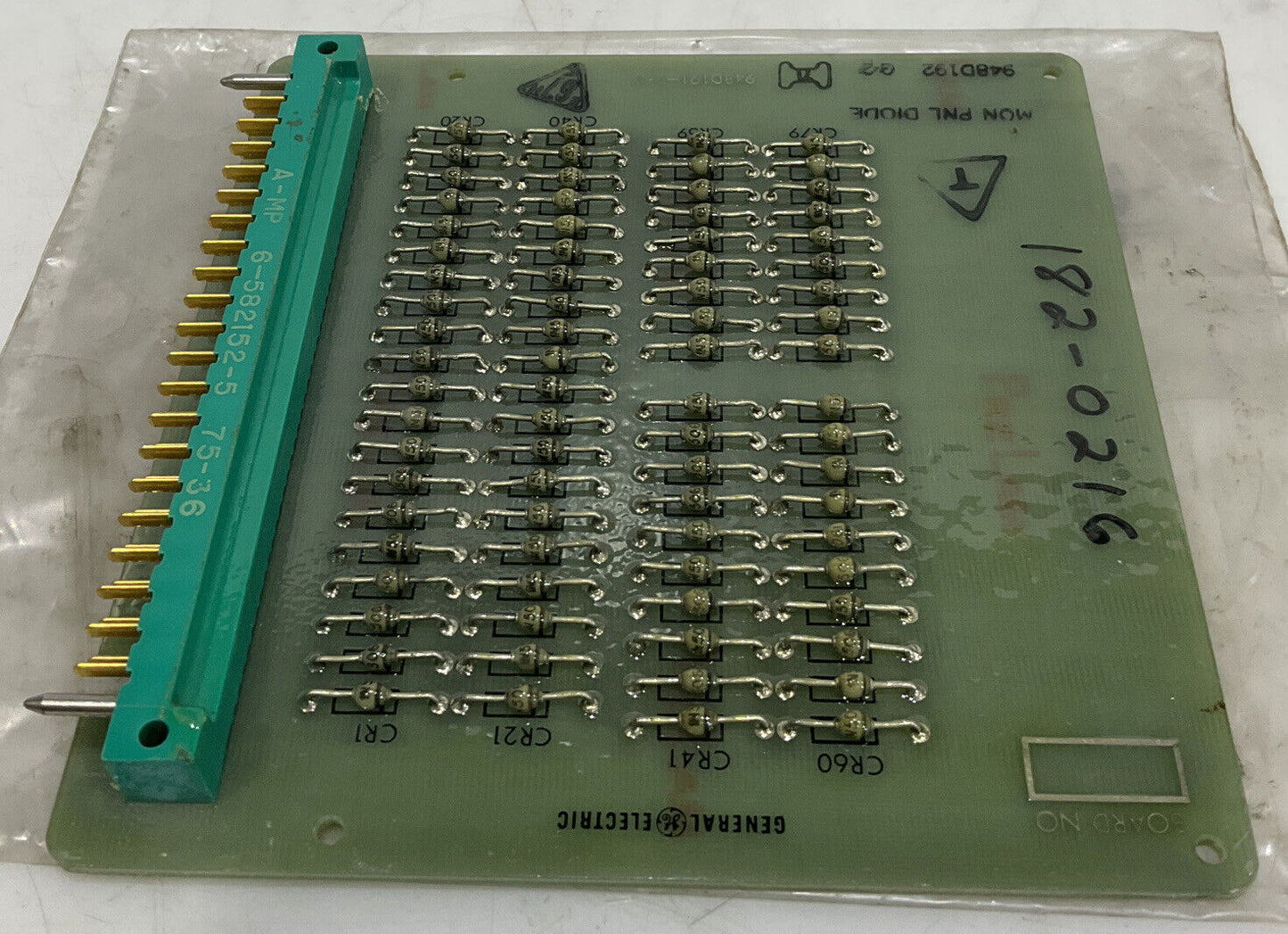 GENERAL ELECTRIC 948D192G2 948D191-2-0 MON PNL DIODE 373