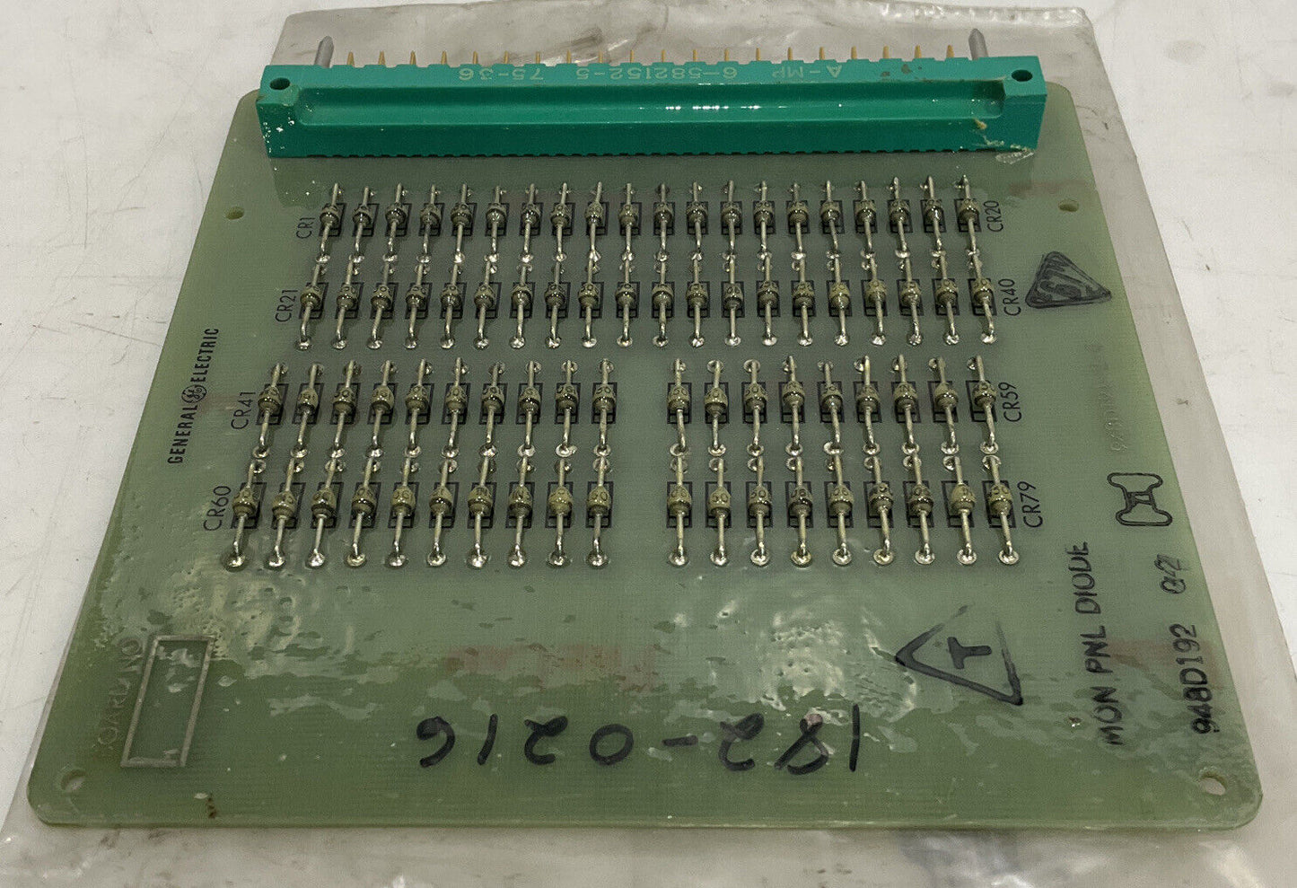 GENERAL ELECTRIC 948D192G2 948D191-2-0 MON PNL DIODE 373