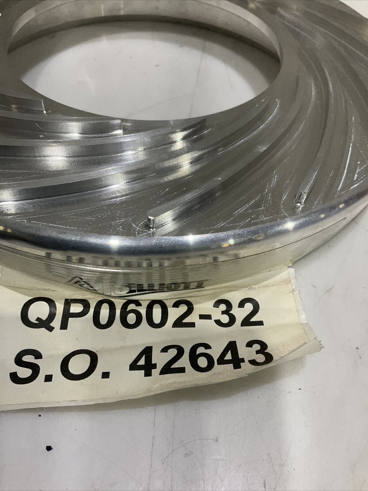 ELLIOTT AIR COMPANY QP0602-32 3RD STAGE COMPRESSOR DIFFUSER 373