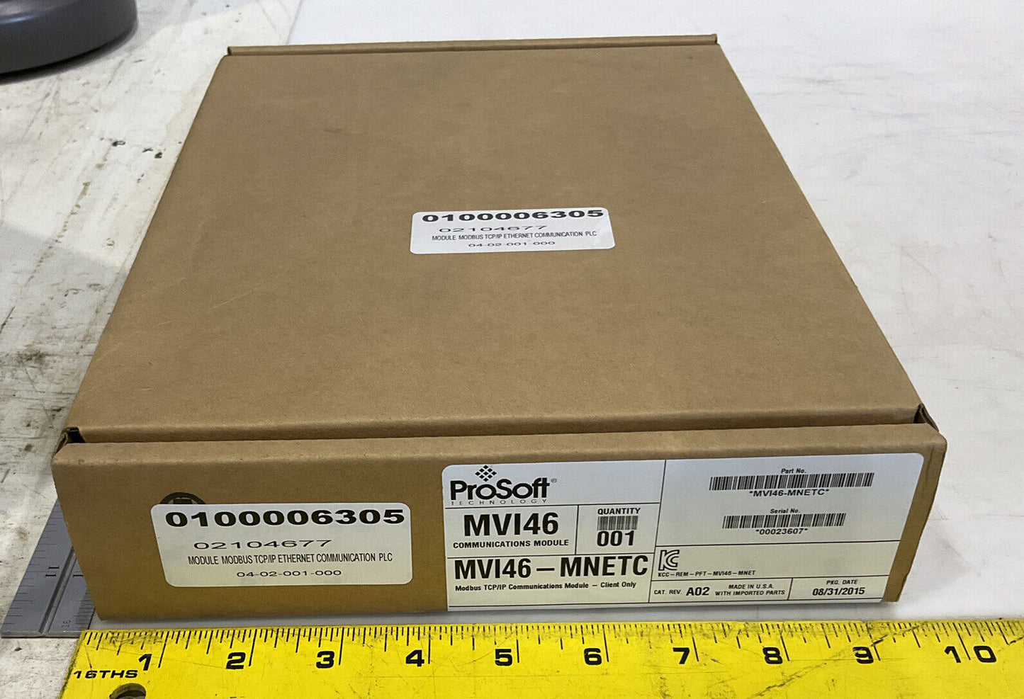 PROSOFT MVI46-MNETC MODBUS TCP/IP COMMUNICATIONS MODULE 373