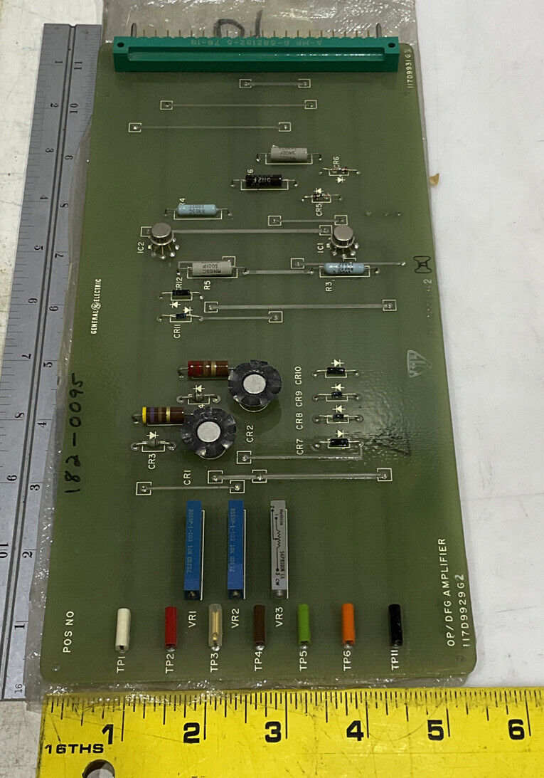 GENERAL ELECTRIC 117D9929 G2 OP/DFG AMPLIFIER 373
